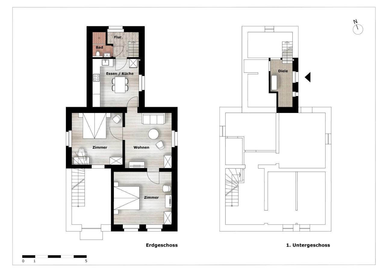 Modern Home Check-In & Chill Down Auf 65 Qm² ボーフム エクステリア 写真